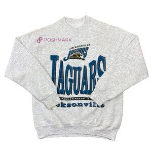 Jacksonville Jaguars Vintage NFL Football Graphic Crewneck Sweatshirt